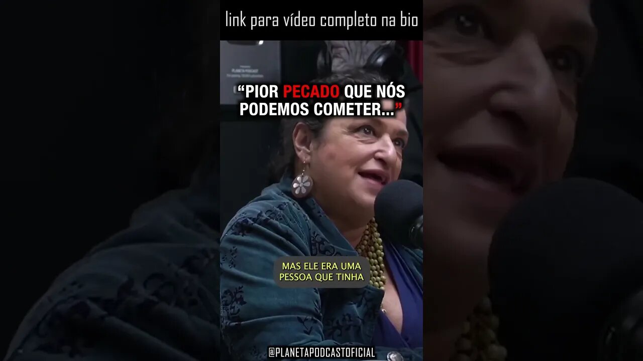 “EU NÃO PODERIA CHAMAR DEUS DE PALHAÇO” com Grace Gianoukas | Planeta Podcast #shorts