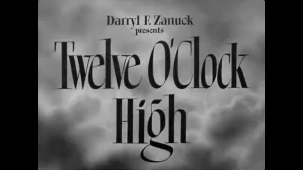 Twelve O'clock High (1949) B&W War Film starring Gregory Peck