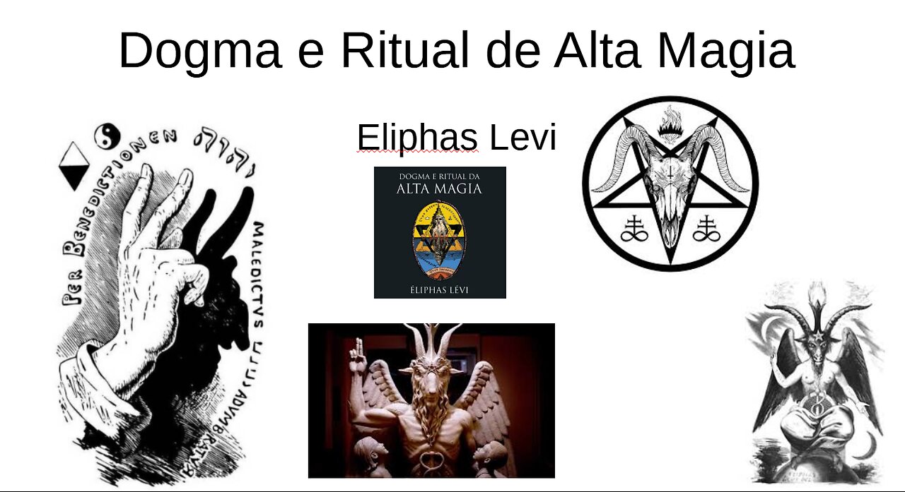 Eliphas Levi e seu Dogma e Ritual - Live de 10 10 2024