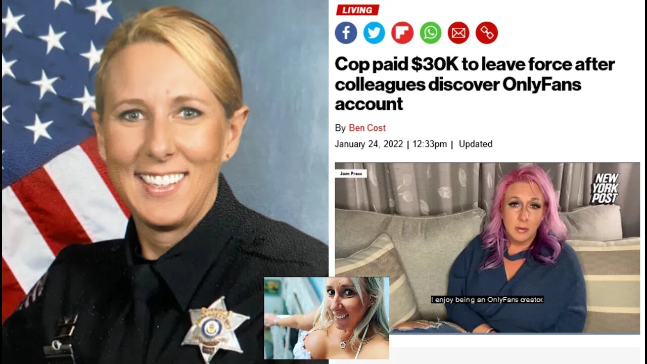 "46 YO FemaIe Ex Cop" LEAVES Job After She's EXP0SED For SECRETLY Being On OnlyFans