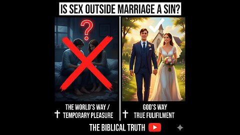 Is Fornication Sex Outside Marriage? Is It a Sin? A Biblical Discussion Explained 🇺🇸
