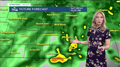 Heavy rain continues Saturday