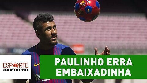 Paulinho ERRA embaixadinha no Barcelona, e vídeo VIRALIZA!