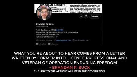 Urgent Letter From Iraqi War Veteran Brandan P. Buck. Why I Won't Fight in Ukraine
