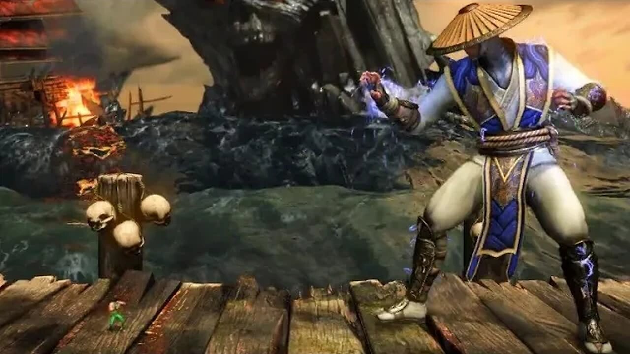 Micro Liu Kang Vs Raiden Mortal Kombat XL Mod 🤣🤣🤣👏