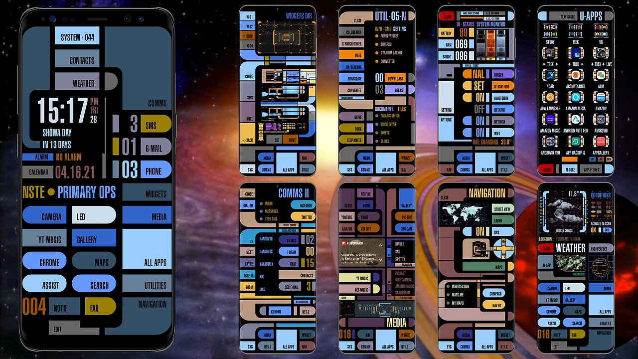 TREK: Total Interface (Large) (Not official Star Trek, "LCARS" or affiliated with CBS or Paramount)