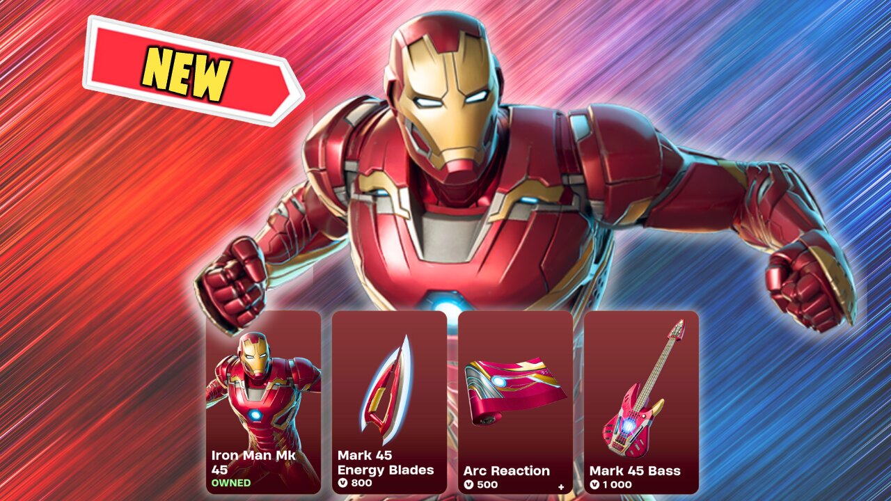 Iron Man MK 45 has Landed!! | FN Item Shop : 17 Sep 2024