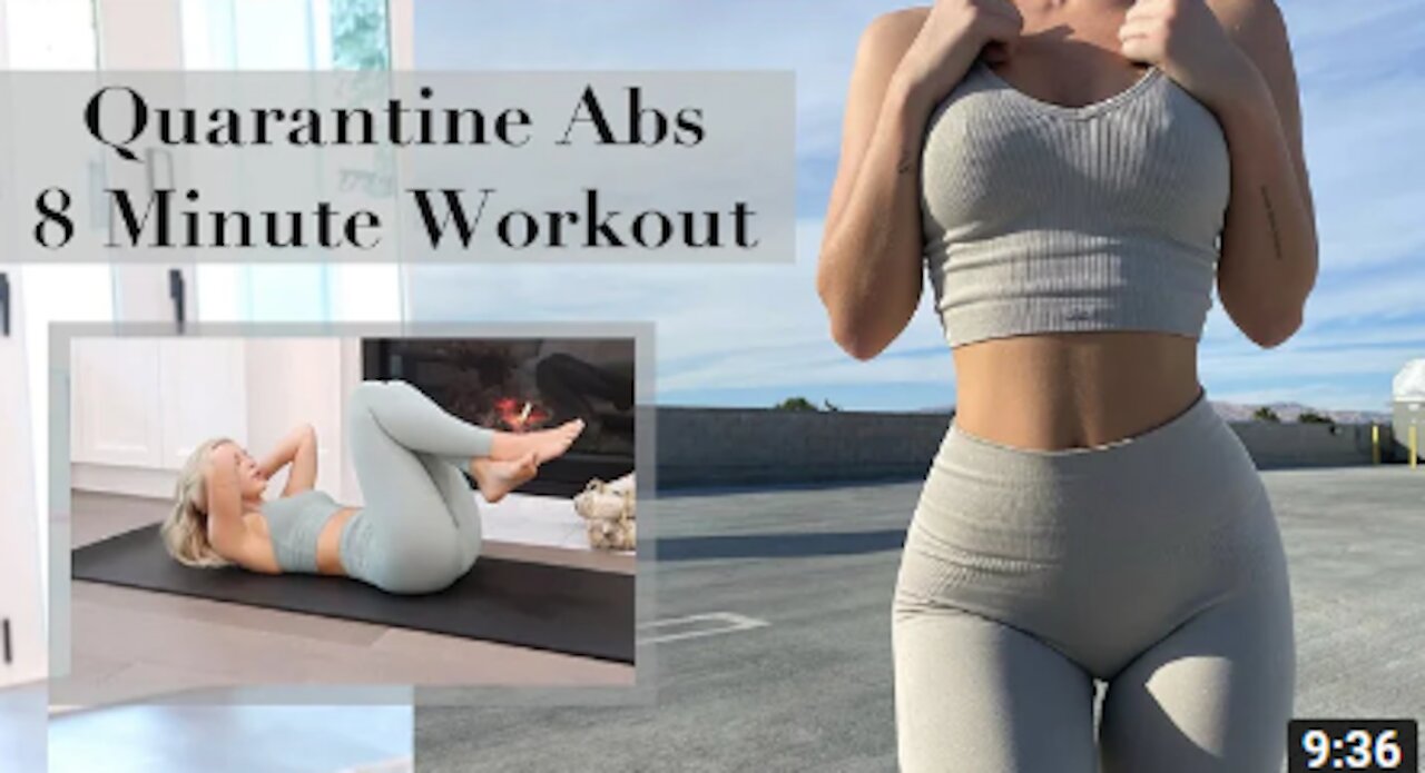 8 Minute Ab/ Waist /Core Home Workout