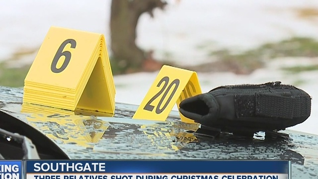 Three relatives shot during Christmas celebration