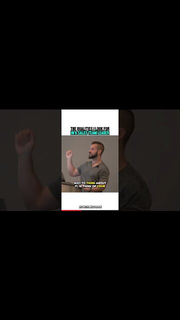 Here what I look for in a sales team manager…