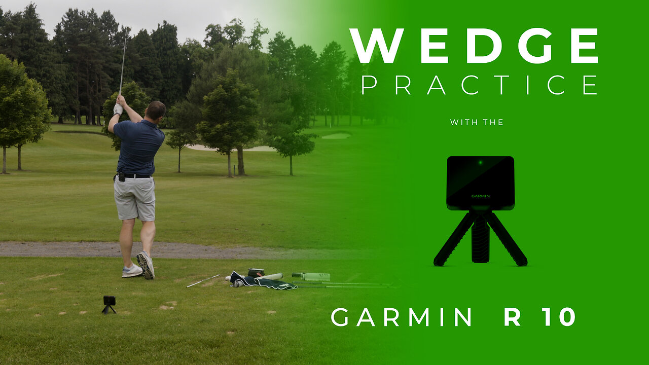 Wedge practice with the Garmin R10