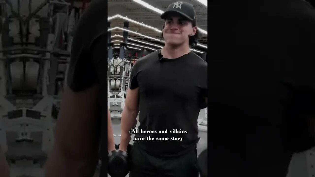 Villains and Heroes Are The Same #shorts #motivation #metroboomin #heroesandvillains #gym