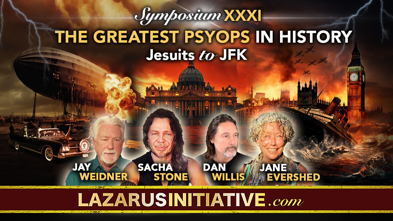 The Greatest PsyOps in History: Jesuits to JFK! | Sacha Stone with, Jay Weidner, Dan Willis, and Jane Evershed.