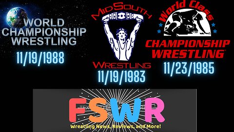 Classic Wrestling: NWA WCW 11/19/88, Mid-South Wrestling 11/19/83, WCCW 11/23/85 Recap/Review/Result