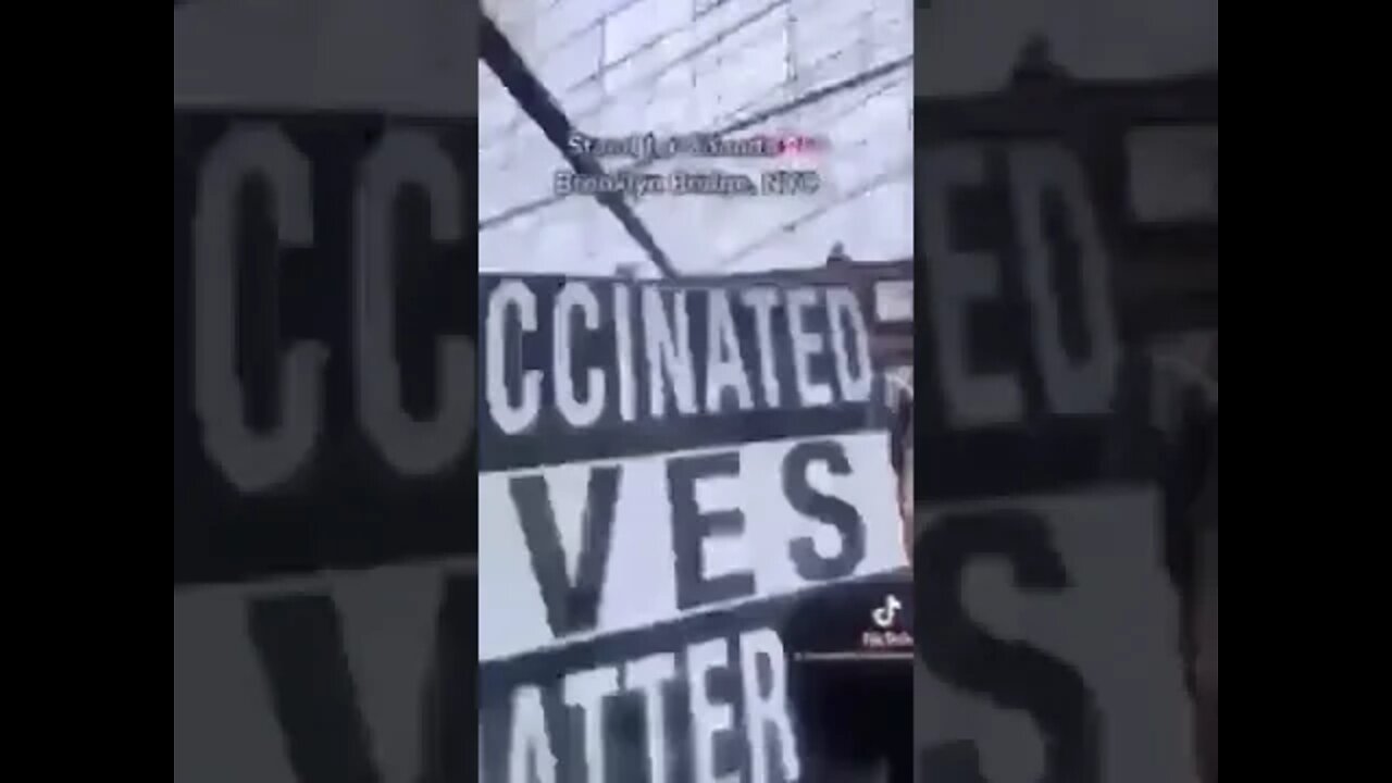 “STAND FOR CANADA!!” Brooklyn Bridge. 🇨🇦🇺🇸 Patriots Rising.