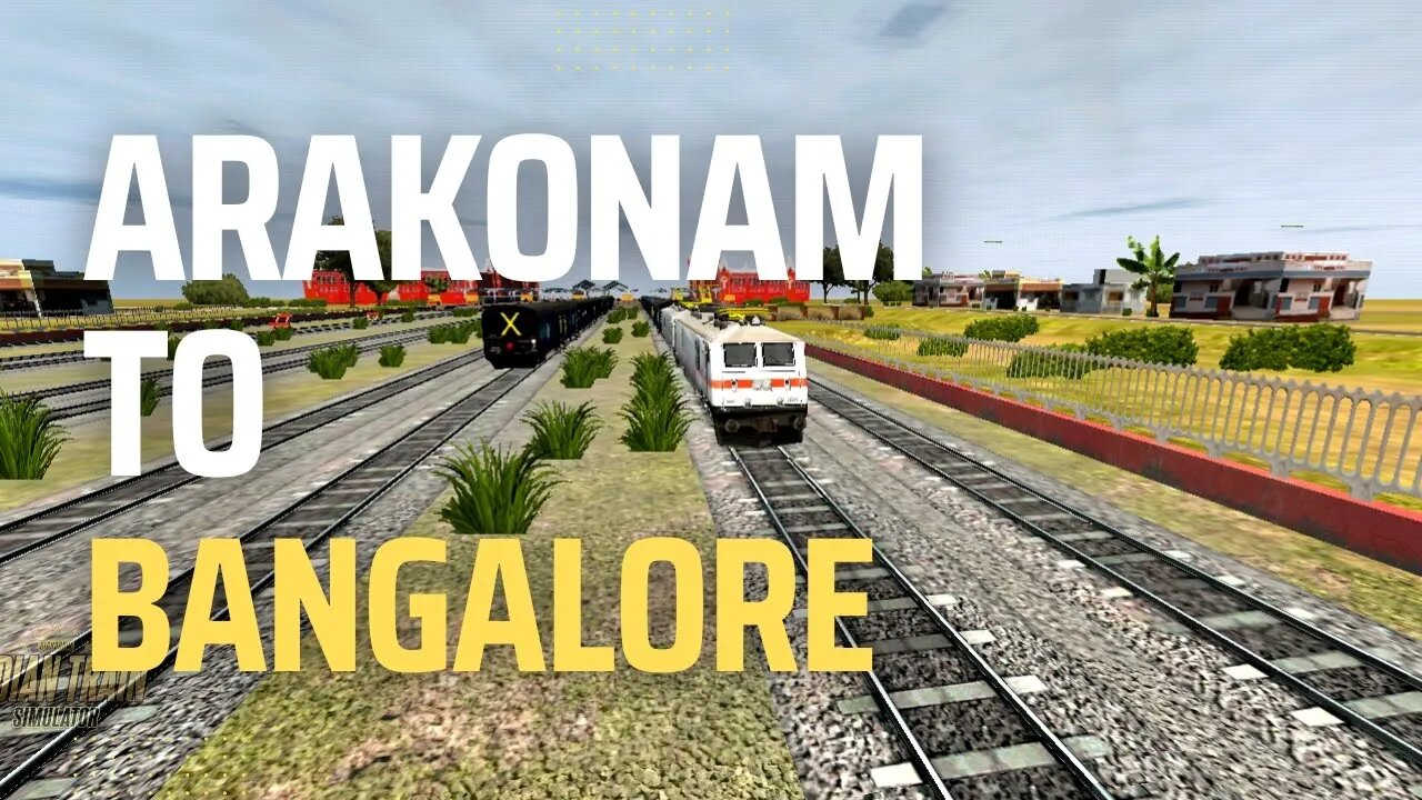 Arakonam To Bangalore Train Race Simulation