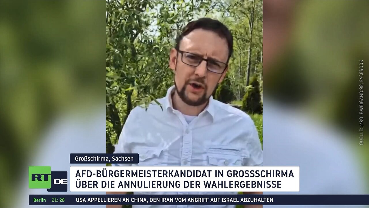 AfD-Kandidat über ungültige Bürgermeisterwahl in Großschirma: "Werde juristische Schritte einleiten"