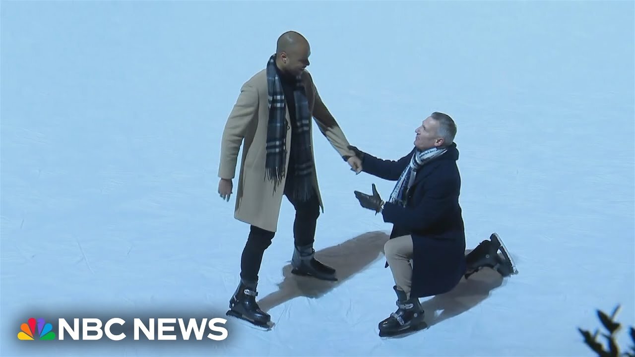 'Time was going so slow': Rockefeller Center's ice rink hosts surprise proposal