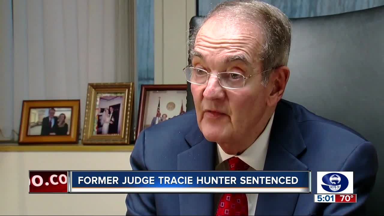 Ex-judge Tracie Hunter dragged from courtroom to jail