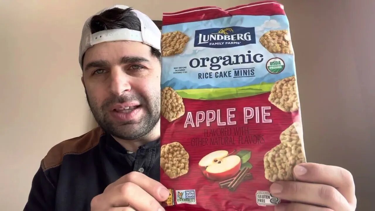 Lundberg rice cakes # rice#glutenfree #nongmo#organic #tastegood #applepie