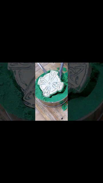 Amazing DIY Sand Casting - Silver Celtic Cross