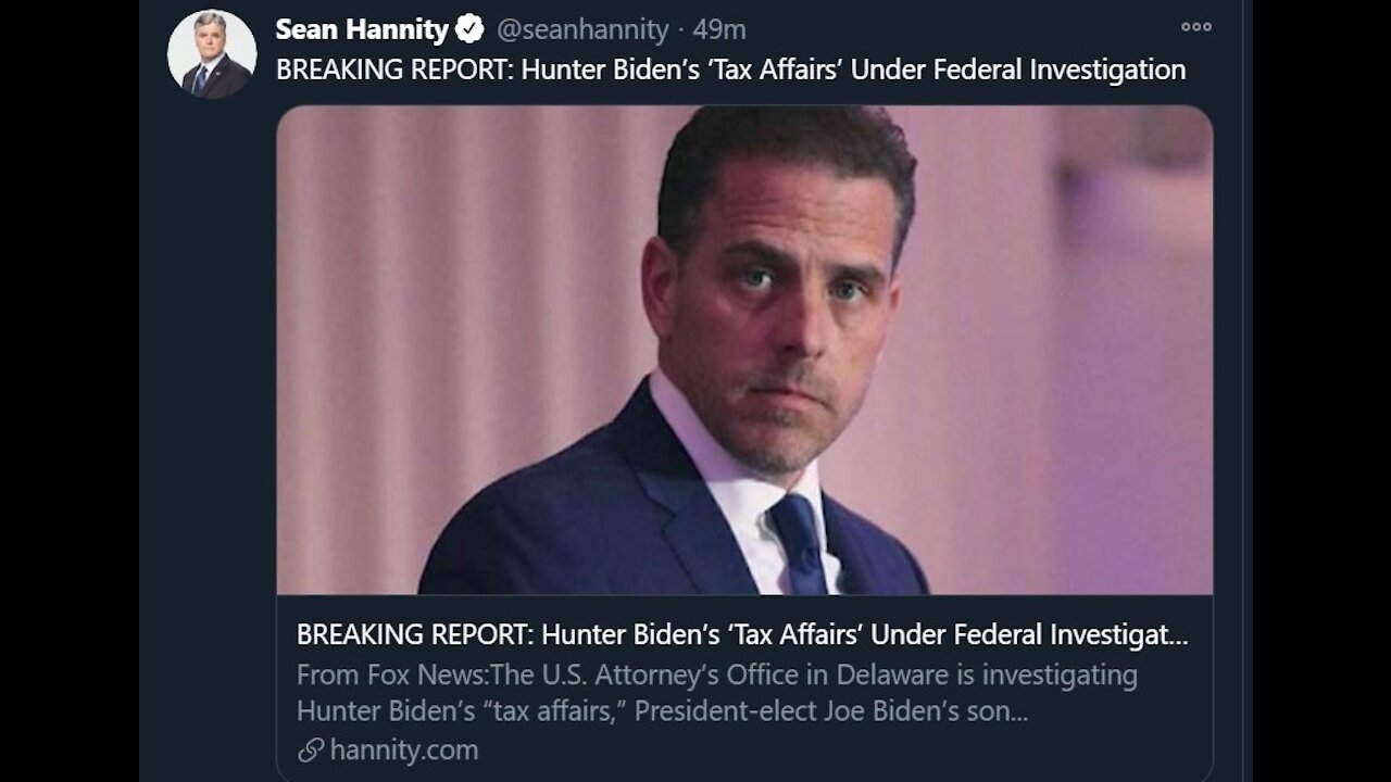 BREAKING NEWS! HUNTERS FRAUD,YOUTUBE CENSORS,CORRUPT