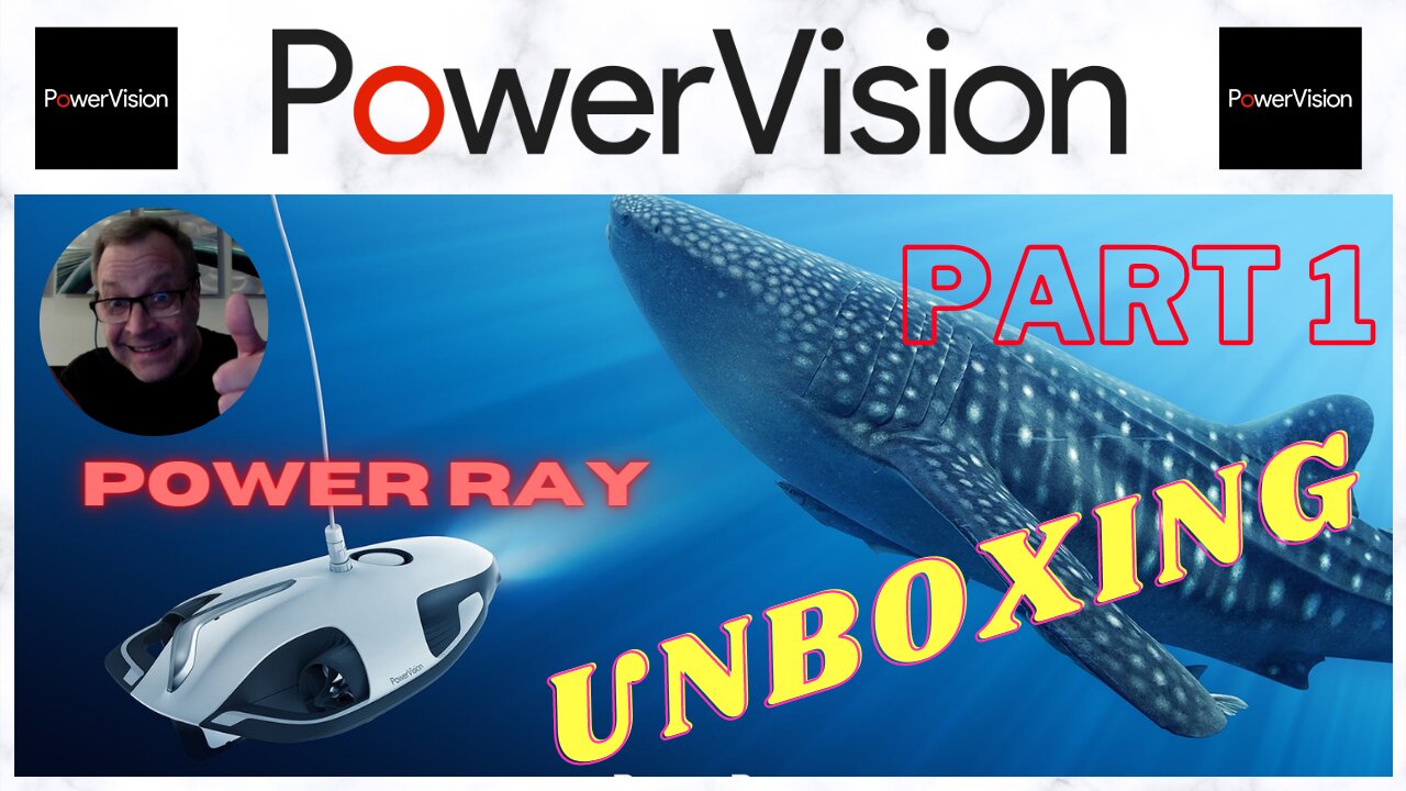 Powervision Power Ray Underwater Drone Unboxing