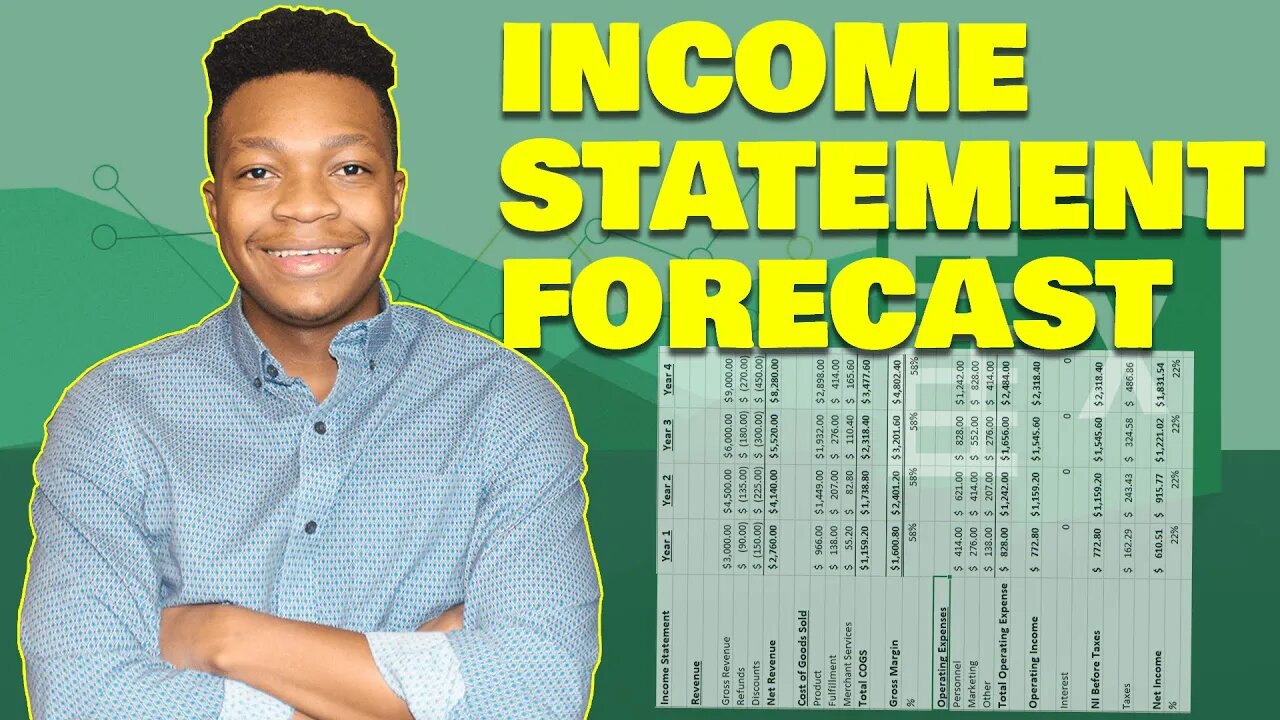 Build a Dynamic Income Statement Forecast Model From Scratch