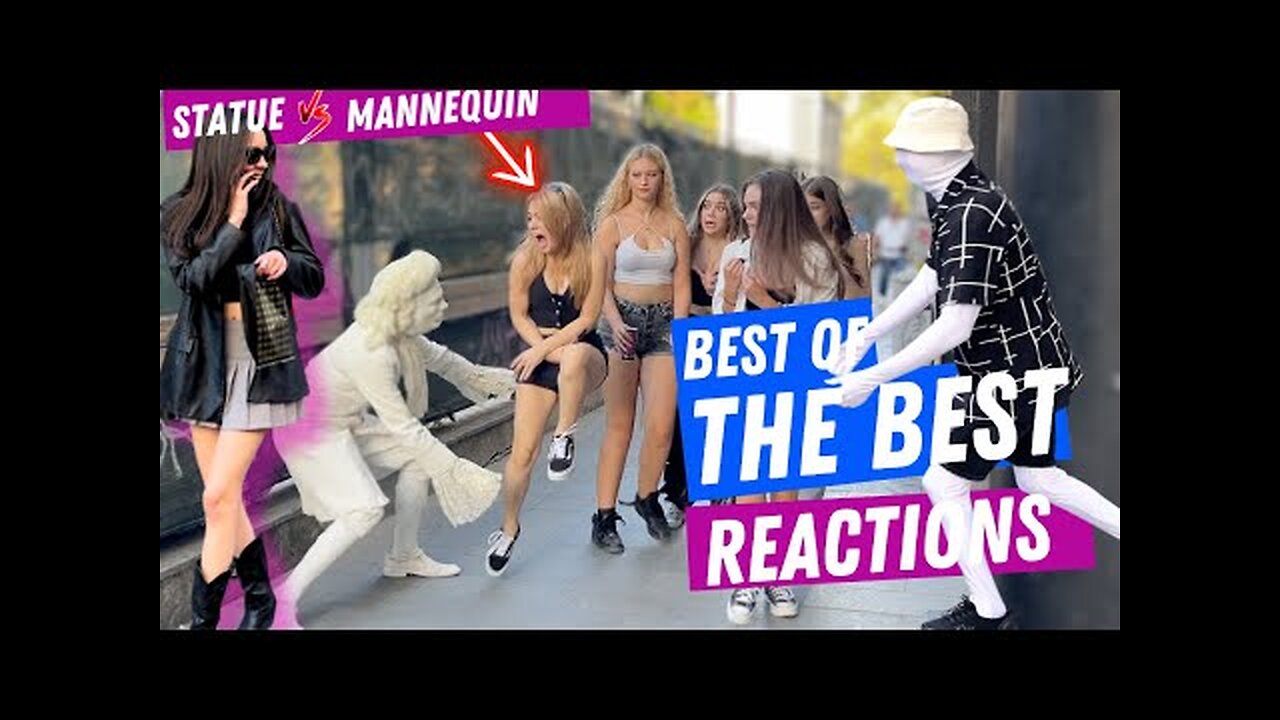 Human Statue and Mannequin Prank Best Reactions