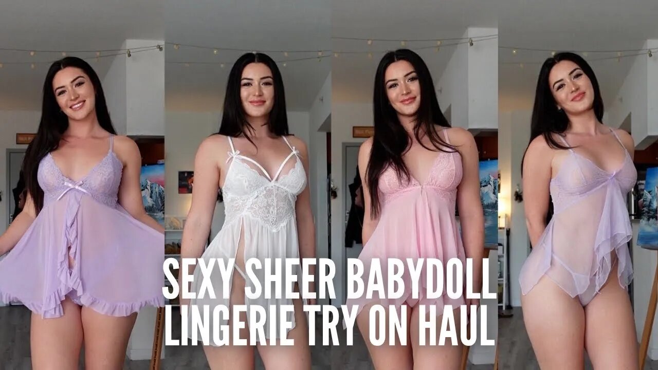 SHEER LINGERIE TRY ON HAUL