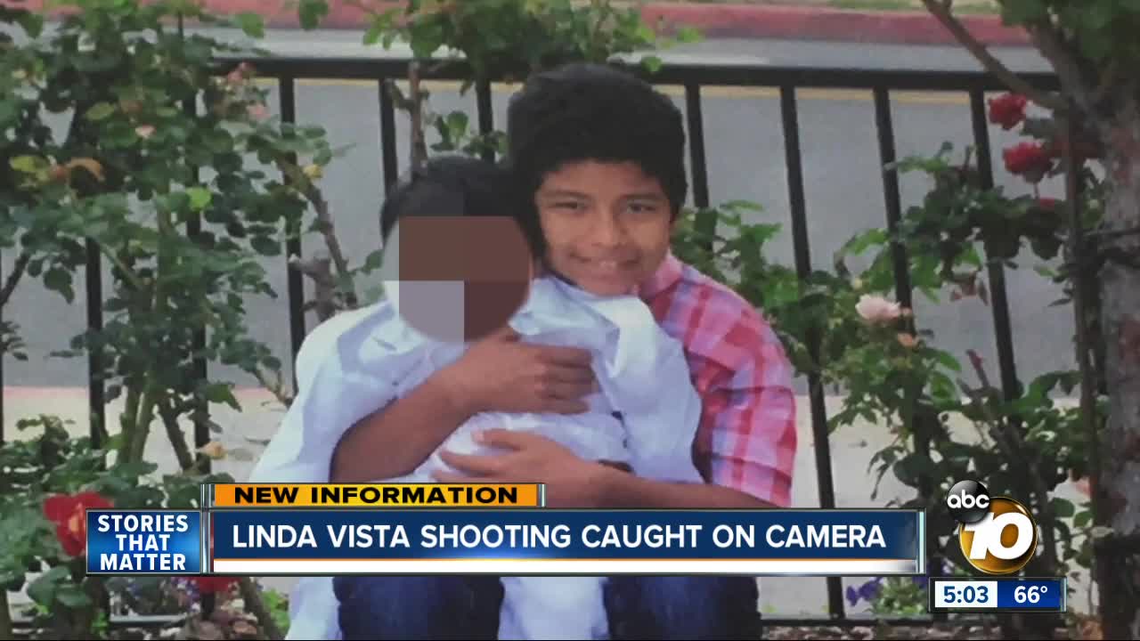 Linda Vista Shooting caught on camera