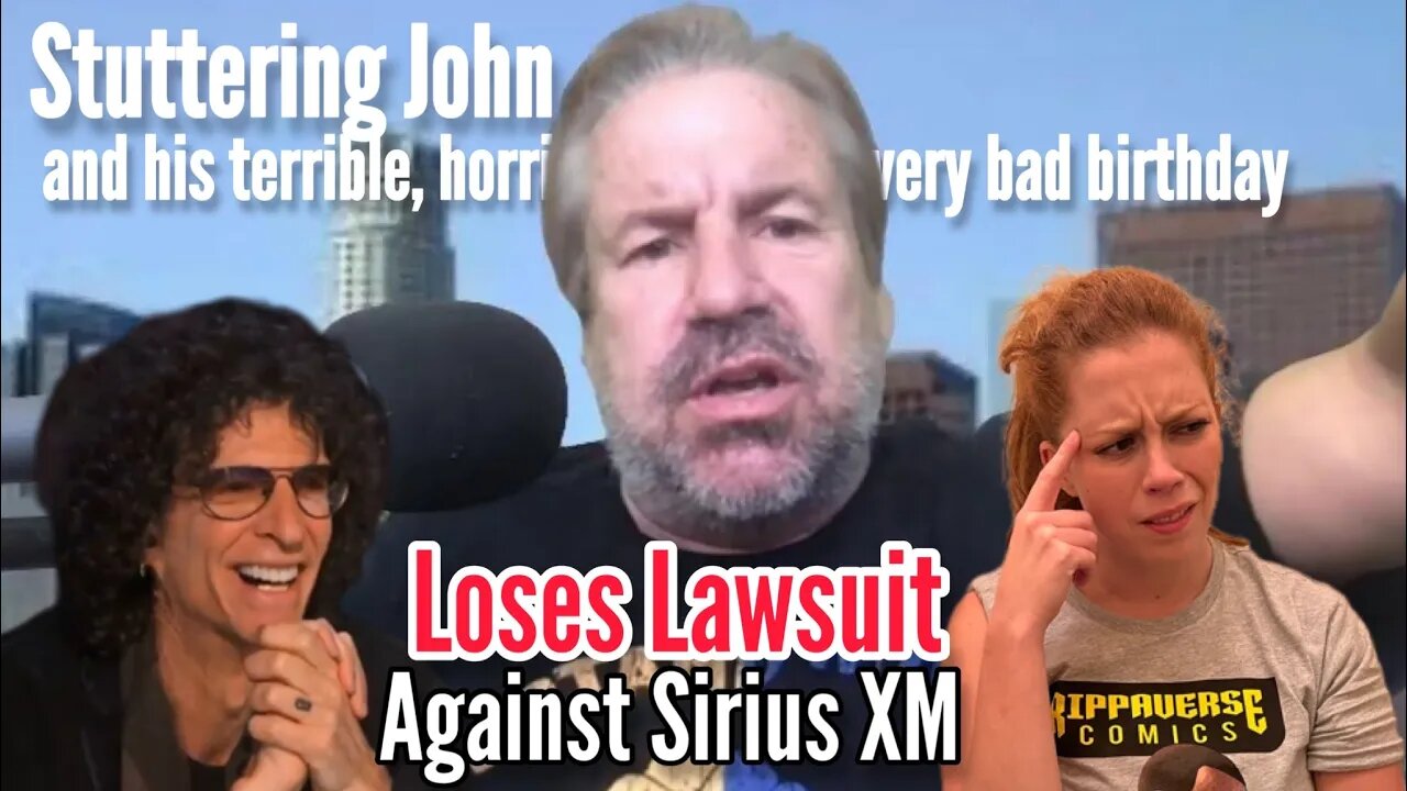 Happy Birthday Stuttering John Melendez! LOSES Lawsuit against SiriusXM! Chrissie Mayr Discusses