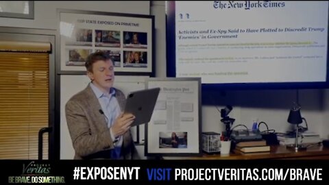 James O'Keefe Fires Back at NY Times Over Hit Piece on Project Veritas