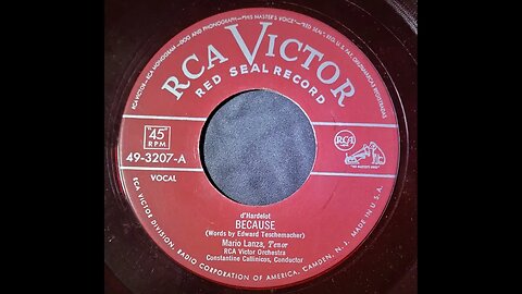 Mario Lanza – Because