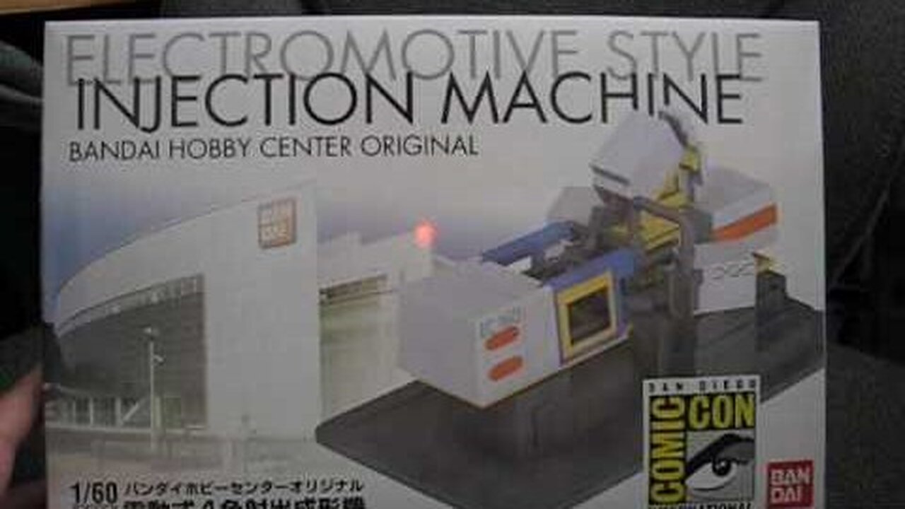 1/60 Bandai Injection Mold Machine Review