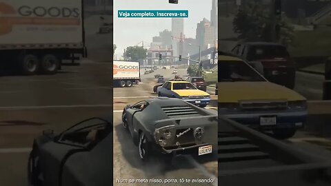 Perseguindo um ladrão de carro - Chasing a car thief - GTA 5