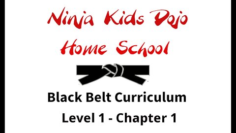 NINJA KIDS DOJO 🇺🇸 HOMESCHOOL - Lesson Format 1