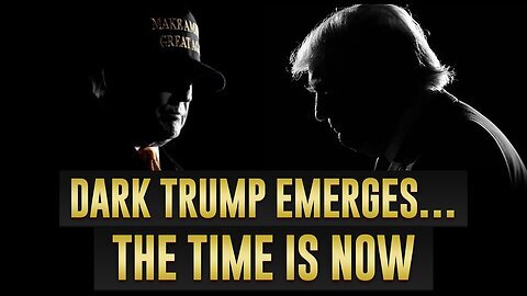 EXPLOSIVE UPDATE! Dark Trump Emerges..Wearing Black & Gold Army Colors..WHY...