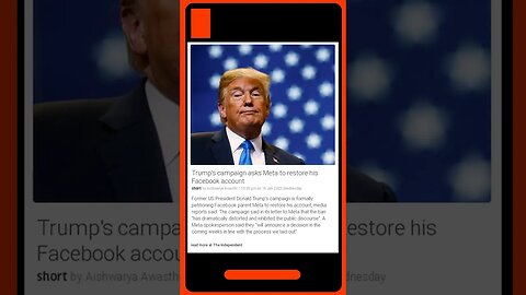Trump Campaign Requests Meta to Reverse Ban: Decision Expected in Coming Weeks