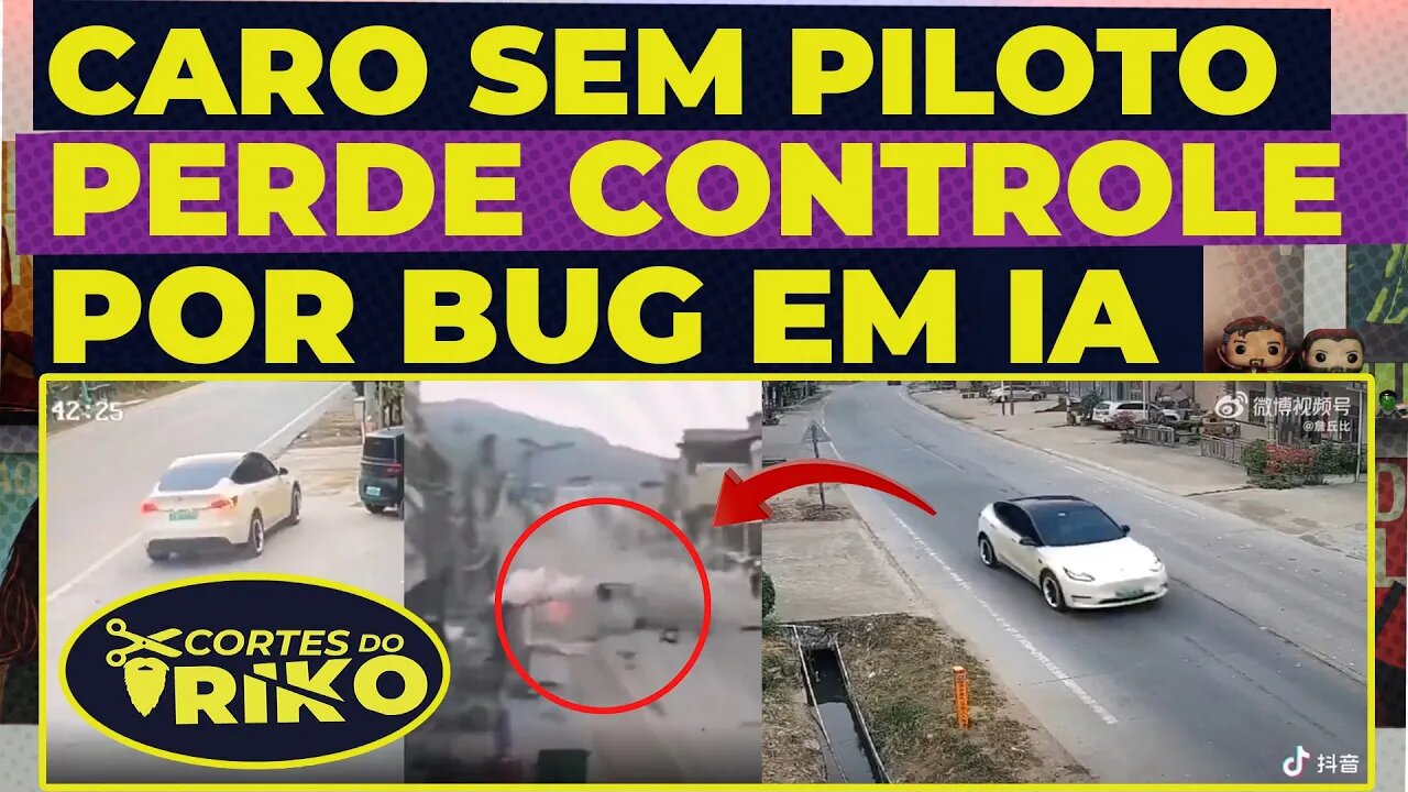 CARRO SEM PILOTO (IA) PERDE CONTROLE E CAUSA ACIDENTE POR BUG EM INTELIGÊNCIA ARTIFICIAL