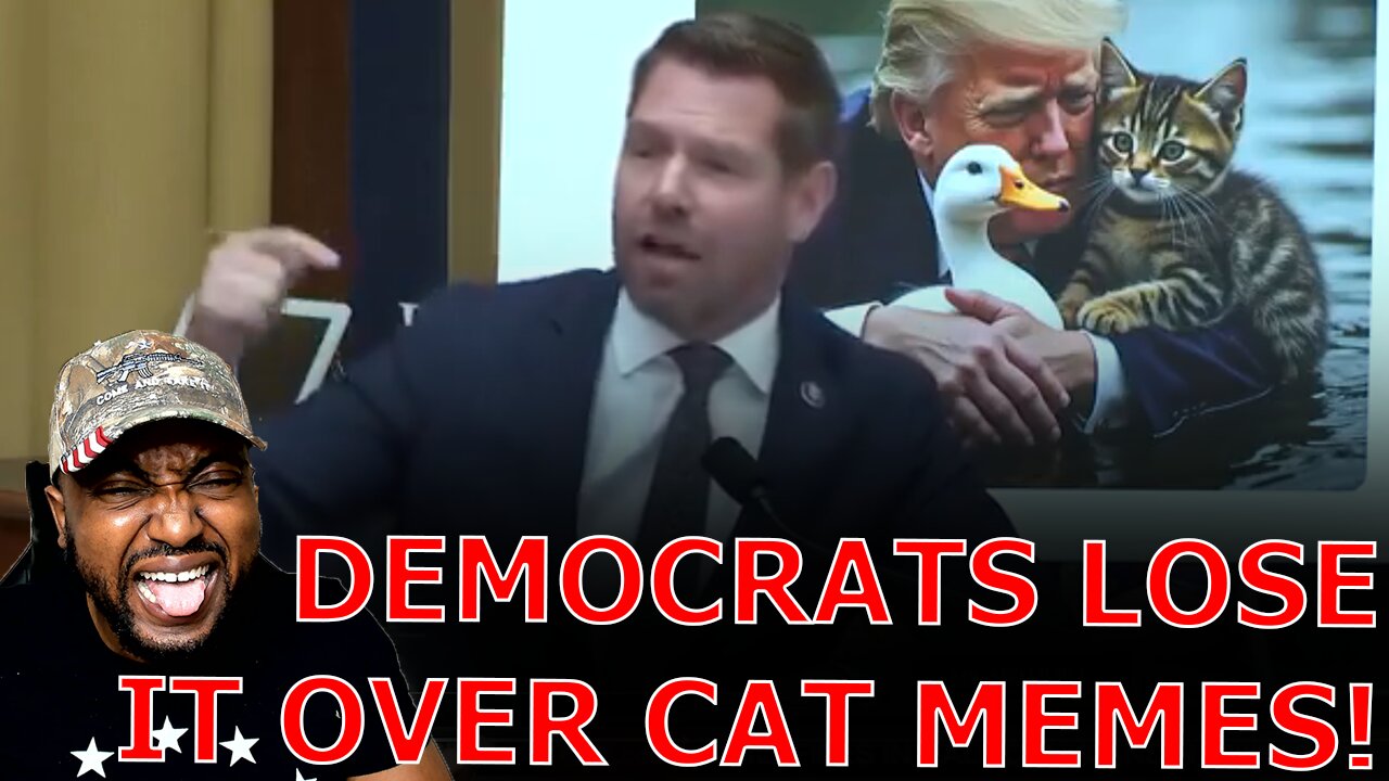 Democrat MELTSDOWN On Congress Floor Over Trump Cat Memes In Backlash Over Haitian Migrants In Ohio!