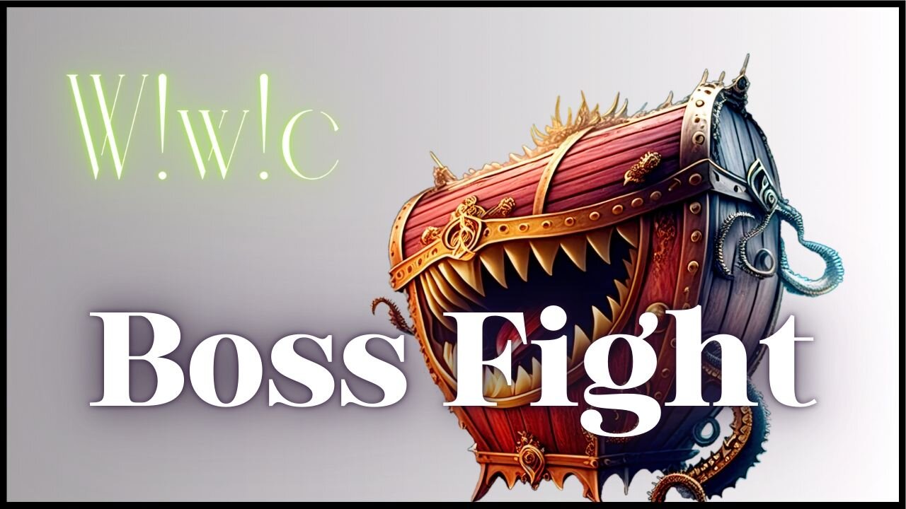Boss Fight - Mimic - Instrumental (Dark Screen w/ Audio Visualizer)