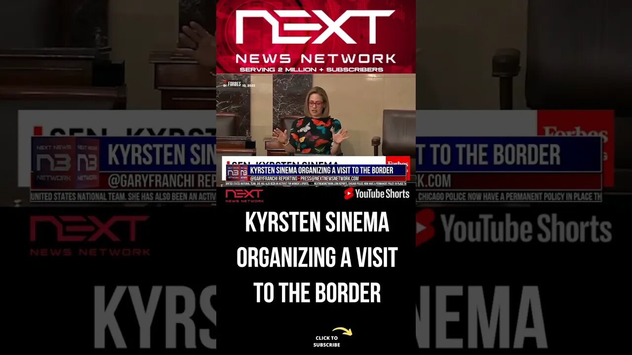 KYRSTEN SINEMA organizing a visit to the border #shorts