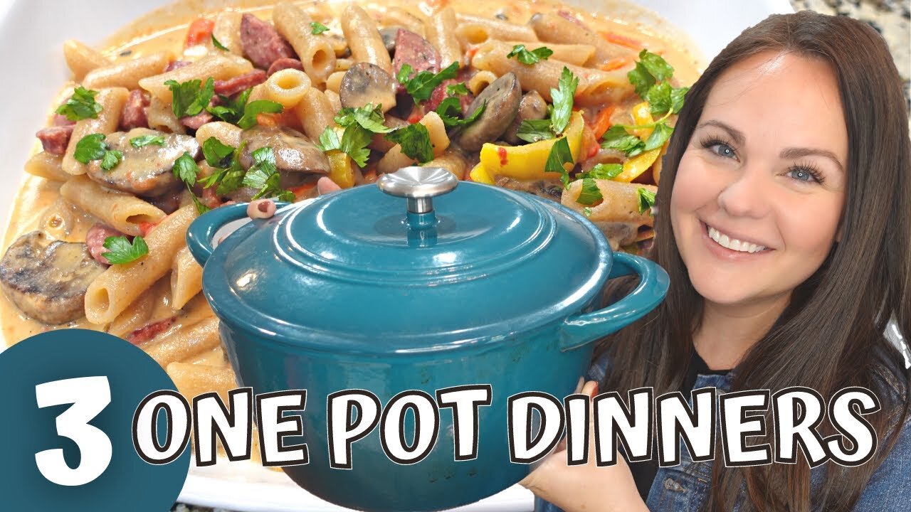 ONE POT DINNERS | WEEKNIGHT EASY MEALS | WHAT'S FOR DINNER | AMBER AT HOME