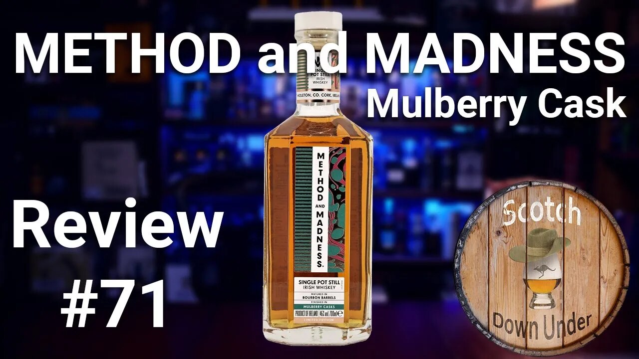 Method and Madness Single Pot Still Mulberry Cask Iriah Whiskey - Review #71