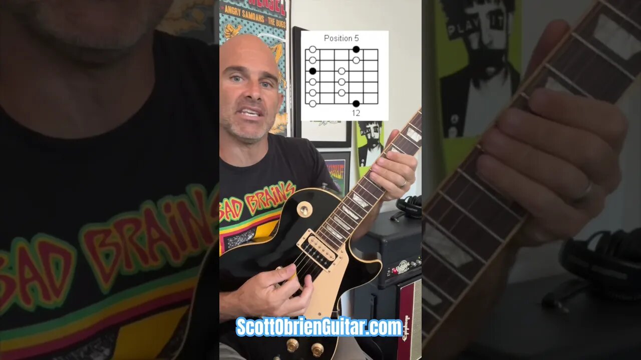 Easy Trick To Turn One Simple Guitar Scale Into Two! #guitar #guitarlessons #tutorial