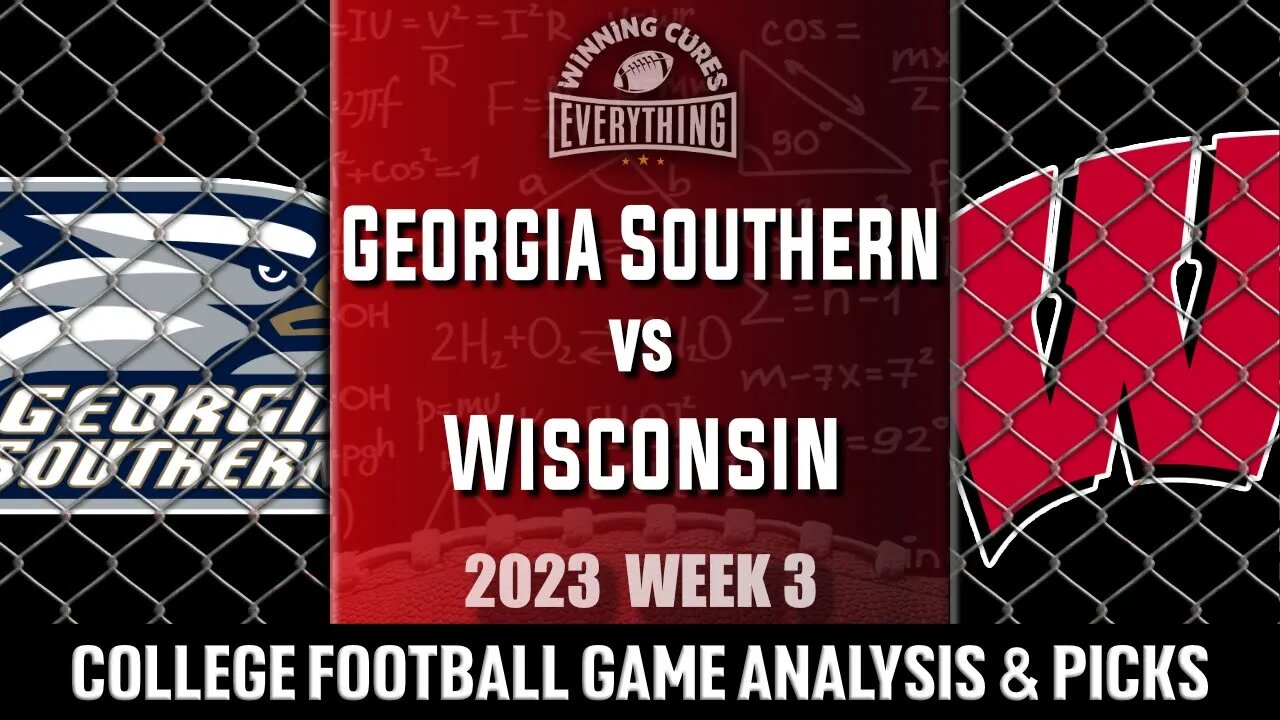 Wisconsin vs Georgia Southern Picks & Prediction Against the Spread 2023 College Football Analysis