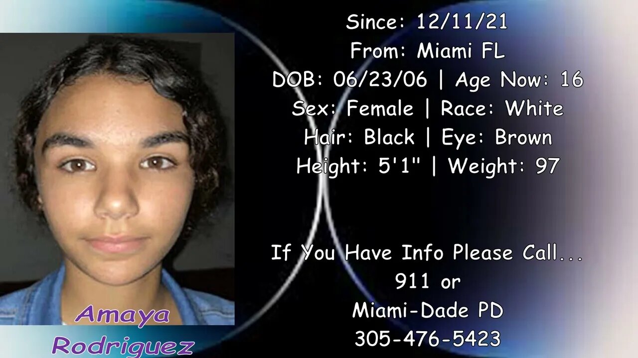 #Missing #Anniversary | Amaya Rodriguez | 12/10/2021