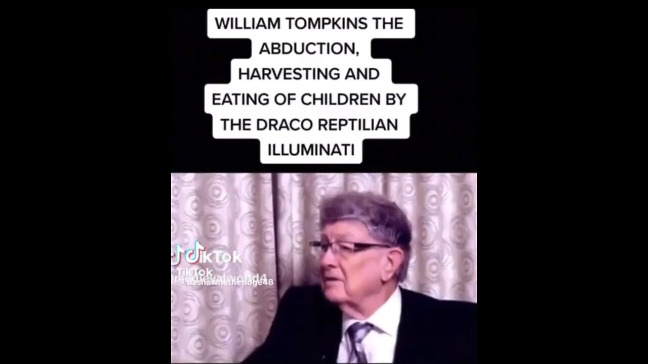 William Tompkins about abductions, harvesting And eating of children's by the Draco Reptilians