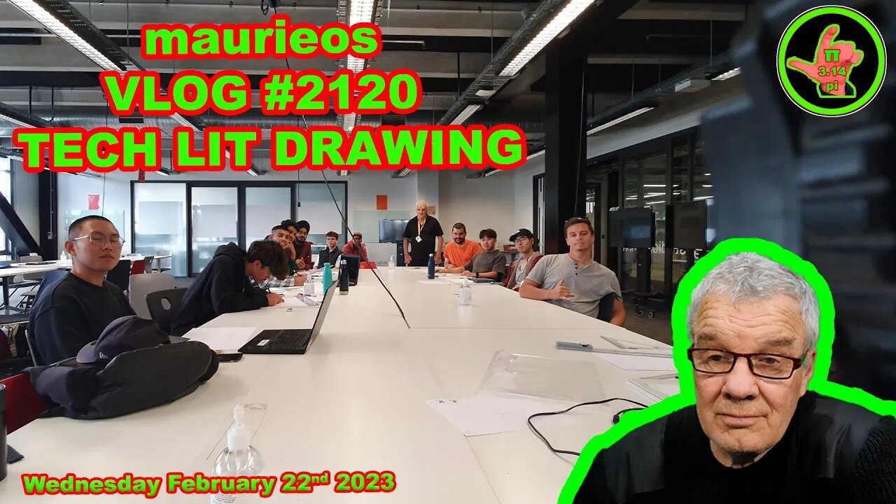 maurieos VLOG #2130 TECH LIT DRAWING